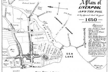 Plan of Liverpool, 1650